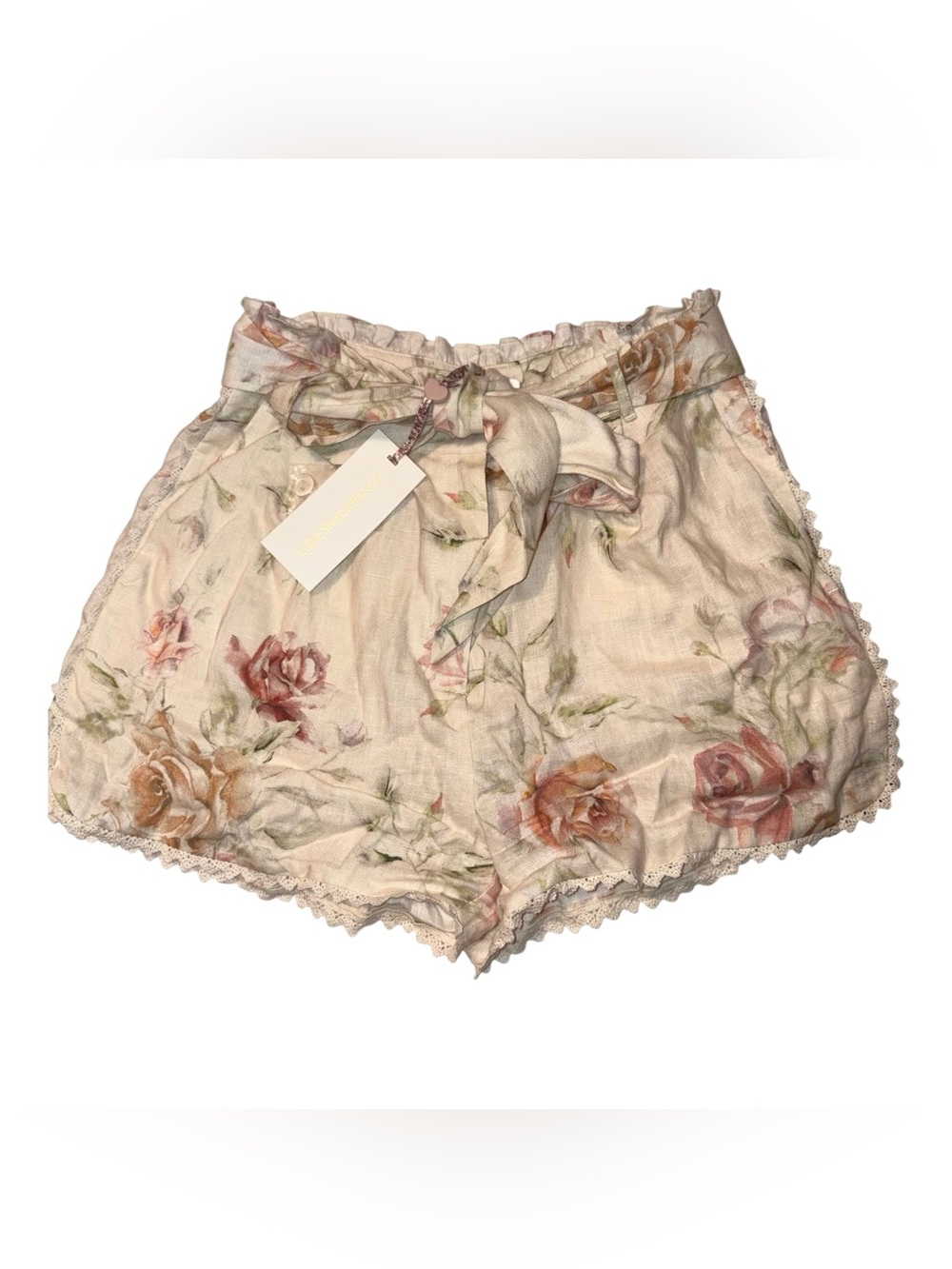 LoveShackFancy Floral Shorts